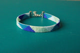 LOOM armbånd (trekant - koboltblå, blå, lyseblå, mint)