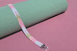 LOOM armbånd (tap - lyslilla, mint, pink, lyserød, mosgrøn)